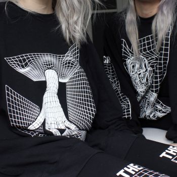 Impresión sobre fondo oscuro